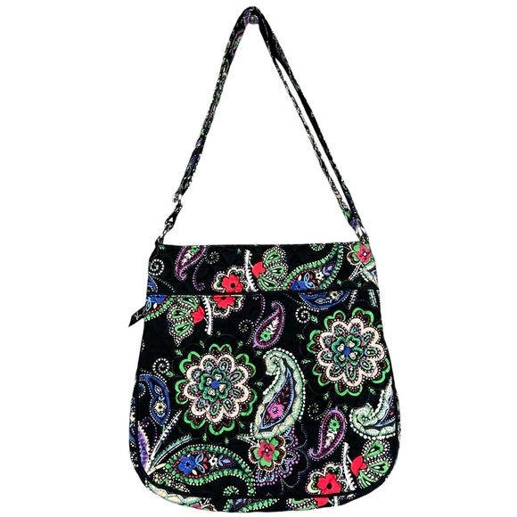 Vera Bradley Crossbody Bag Hipster Kiev Paisley Floral Adjustable Strap Pockets - Picture 2 of 16